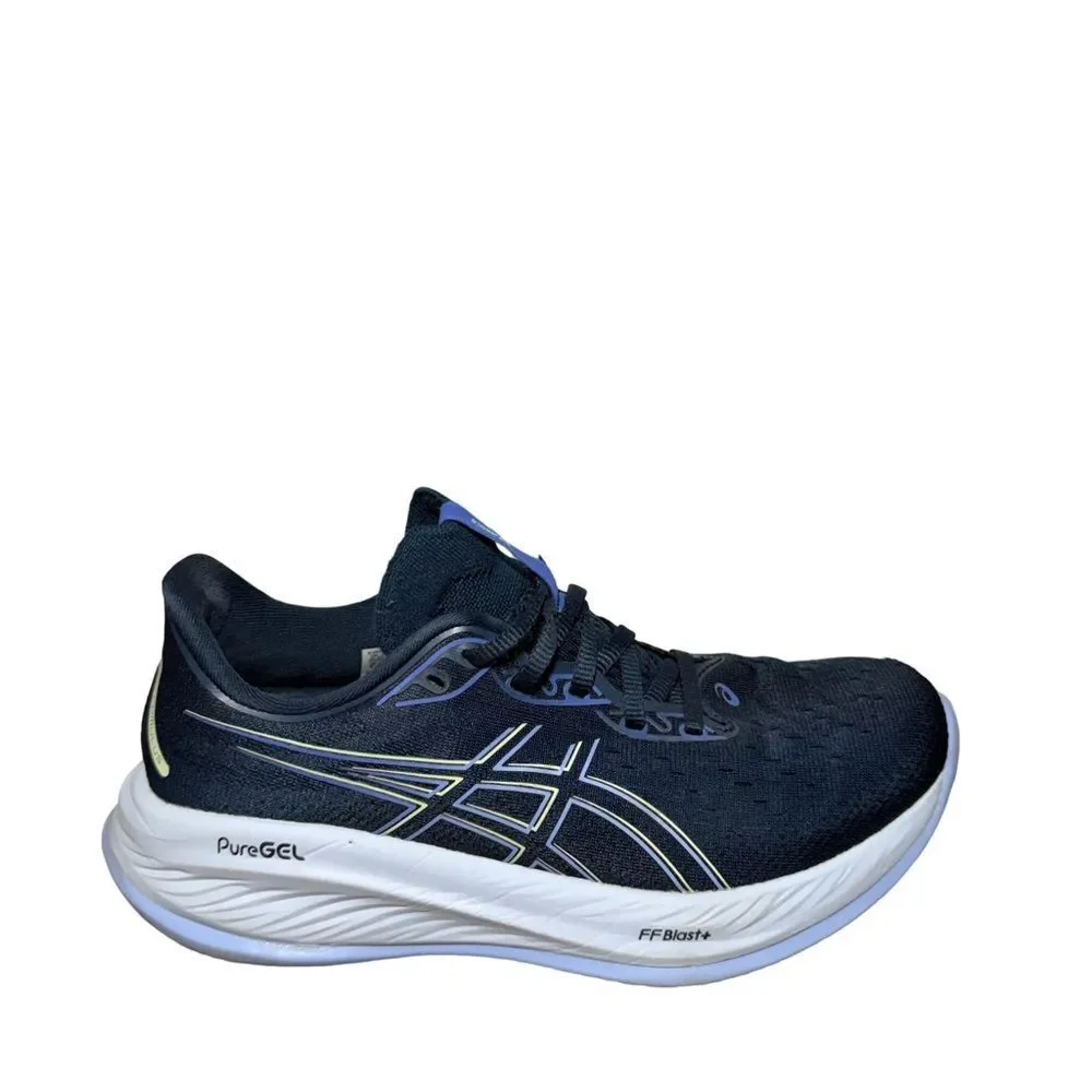 ASICS women’s Navy and White Athletic Shoes size 8.5